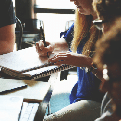 Image of staff working, representing staff burnout
